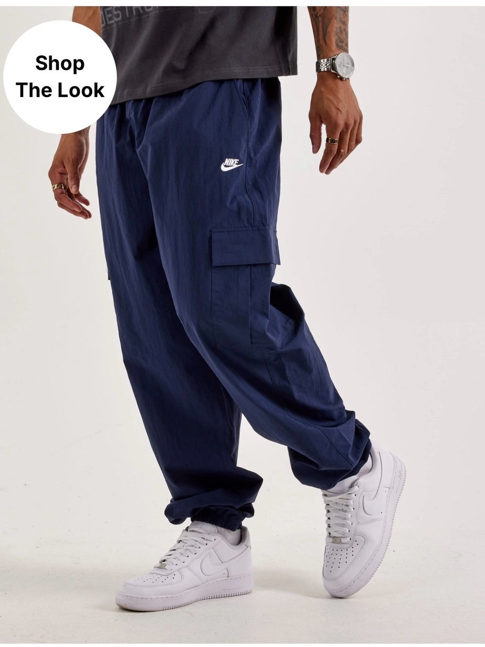 Nike Sportswear Navy Woven Utility Cargo Pants Men’s M